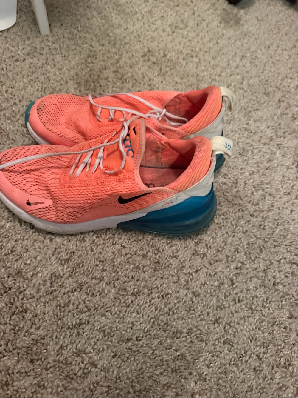 Nike Coral neon Air Max Women's Athletic Sneakers
